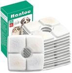 Hantoc 12 Packs Cat Water Fountain Filters, Replacement Pet Water Fountain Filters 2.4L for Flower Fountains Replacement Filters with Resin and Active Carbon for Drinking Fountains