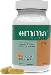 Emma Gut Health Doctors Endorsed Supplement - 60 Capsules - Relief from Gas and Bloating, Repairs Leaky Gut with Magnesium, Berberine, Vitamin D, Quercetin & More - Gut Health & Colon Cleanse Formula