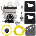 Kizut FG100 GX31 Carburetor for Honda FG100 Tiller GX22 GX31 Engine String Trimmer Parts Replace 16100-ZM5-A95 Carb Primer Bulb Filter Replacement Kit