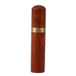 Wooden Toothpick Holder Wood Mini Toothpick Dispenser Pocket Capsule Case Portable Handmade Craft Outdoor Use (Rosewood)