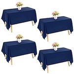 JALANCY 4 Pack Rectangle Tablecloth