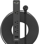 Flat Extension Cord 15 Ft, NTONPOWE