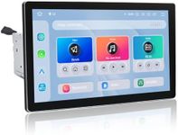 Dasaita G12 Car Stereo Double Din with Wireless Carplay&Android Auto, 4G LTE, 13.1" 2000 * 1200 Touch Screen Head Unit, GPS, Radio, Bluetooth, WiFi, 6G RAM 64G ROM, Android 12