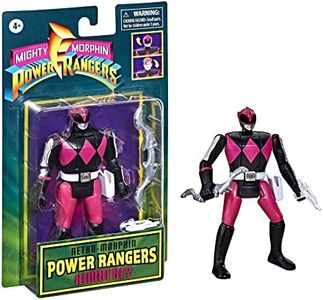 Power Rangers - Retro-Morphin Ranger Slayer Kimberly - Fliphead Comic Book Action Figure - Morphs with A Head Flip - Inspired by Mighty Morphin - Toys for Kids - Boys and Girls - F2072 - Ages 4 Plus