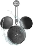 Disney Mickey Mouse Ears Bluetooth Shower Speaker with Suction Cup – Disney IPX4 Rated Water Resistant Speaker for Shower, Baths| Up to 5 HRs Playtime, Built in Button Controls and Mic for Phone Calls