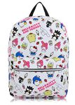 Fast Forward Sanrio Hello Kitty Backpack for Women | Hello Kitty Cute PU Leather Hello Kitty Backpack Purse Shoulder Purse, Hello Kitty and Friends, Daypack Backpacks