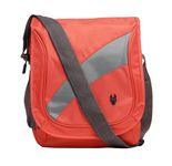 Maximus Cross Body Men One Side Sling Bag Business Messenger Bags Travel Slings (Orange)