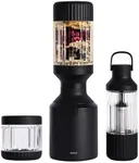 Beast Blender + Hydration System | Blend Smoothies and Shakes, Infuse Water, Kitchen Countertop Design, 1000W (Carbon Black)