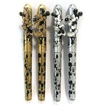 Anrox Supply Co. Mickey Minnie Mouse Gold Silver 4PCS Pen Set