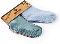 Gripjoy Toddler Socks with Grippers - Non Slip Socks for Kids - Toddler Grip Socks - 4-6 Years - Mix Colors - 4 Pairs