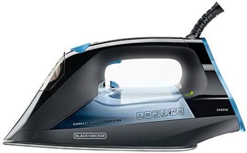 Black+Decker Black BXIR2401E Compact Ironing Station, 2400, Plastic