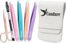Candure Eyebrow Tweezers Set 6Pcs w