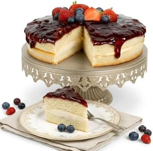 ANDY ANAND CHOCOLATIER Sugar Free & Gluten Free Wildberry Cake 2.5 lbs – Handcrafted Moist Dessert with Natural Sweeteners – Keto Friendly Diabetic Friendly Bakery Fresh Cake with Fruity Wildberry Flavor