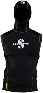 SCUBAPRO Men's 1mm Hybrid Hooded Diving Vest, X-Large, Black