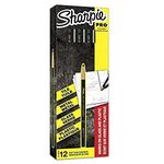 Sharpie China Marker Fine Tip - Black (Pack of 12)