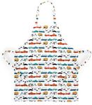 Camco Life is Better at The Campsite Adjustable Apron-Multi Color Retro RV Pattern, for Baking Cooking and Grilling (53257)