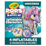 Crayola Pops Inflatable Characters, Coloring Set for Kids, Gift for Boys & Girls, Ages 5, 6, 7, 8