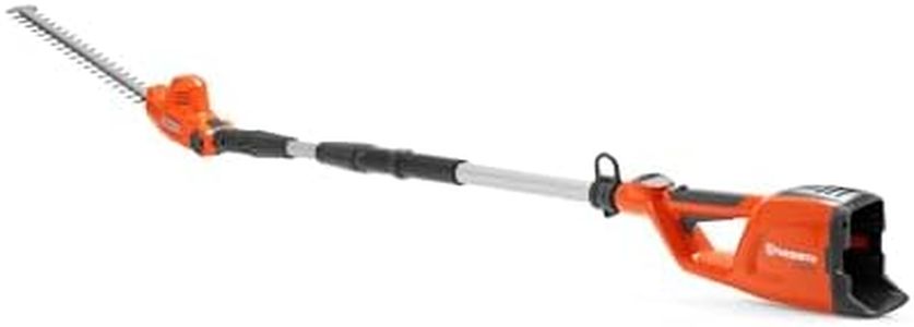 Husqvarna 120iTK4-H Akku-Teleskop-Heckenschere – 36V kabellos, 50 cm Messer, 2.800 Schnitte/Min., teleskopische Reichweite bis 4 m, 7-Fach Verstellbarer Schneidkopf, Akku Nicht enthalten