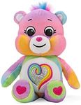 Care Bears 9" Bean Plush (Glitter Belly) - Togetherness Bear - Soft Huggable Material!