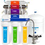 Express Water Incorporated ROALKUV10DBN Alkaline UV Reverse Osmosis Water Filter System