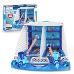 Wembley Ocean Shooting Arcade Board Game for Kids | Aqua 2 Player Pinball Marble Shooter Tabletop Toy | Indoor Competitive Skill Activity Game | Birthday Gift for Boys Girls Age 5 6 7 8 9 10 11 Years