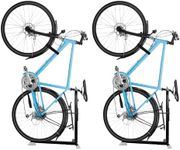 Bike Nook Pro Stand & Vertical Storage Rack - 2 Pack - The Original Vertical Bicycle Floor Stand for Garage Storage and Indoor and Outdoor use, No Drilling Required