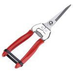 uptodateproducts 1Pc Sturdy Fruit Tree Bonsai Gardening Pruning Shear Garden Scissors Pruner Tool Straight Blade Anti-Slip Grip Gardening Pruning Shear Garden Scissors Pruner Tapener