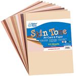 Baker Ross FE492 Skin Tone A4 Paper & Card Value - Pack - Pack of 112, Skin Tone