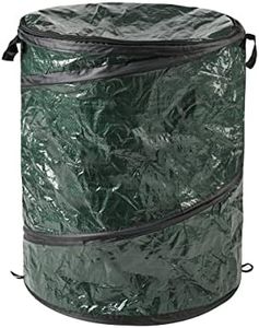 29.5-Gallon Pop Up Outdoor Garbage Can - Collapsible Trash Can for Parties, Yard Waste, or Laundry - Camping Accessories by Wakeman