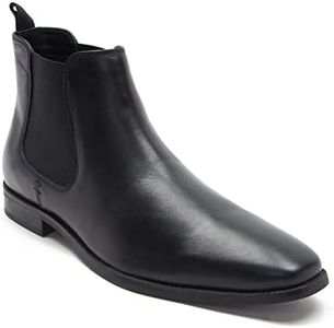 Red Tape Men's Addison Chelsea Boot, Black, 10 US