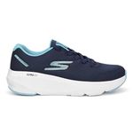 Skechers Womens GO Run Elevate Navy Aqua Running Shoes