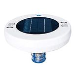 Dacvgog Solar Pool-Ionizer,Copper Silver Pool Purifier Water Purifier,Kills-Algae Pool Ionizer for Outdoor Hot Tubs