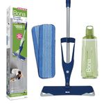 Bona Spray Mop Premium for Hard-Surface Floors - Incl. 1x Prefilled Refillable 850ml Cartridge & 2x Reuseable Microfibre Mop Pads