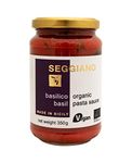 Seggiano Organic Tomato Basil Pasta Sauce 350g - Vegan, Vegetarian, Gluten Free, GMO Free - Sugo Made in Sicily with Award Winning Extra Virgin Olive Oil