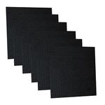 YTGZS Graphite Felt High Temp Welding Protective Blanket Length 100mm Width 100mm,6pcs,thickness 5mm