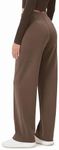 ODODOS Women's Modal Soft Classic Pants Mid Rise Pull-On Lounge Casual Work Pants with Pockets, Nutria, X-Small