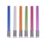 10Pcs Metal Pencil Lengtheners Adjustable Pencil Extender Holder One Head Metal Handle Pen Holder Lengthener School Art Writing Tools for Short Pencils