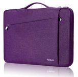 Ferkurn Laptop Case Sleeve Cover Chromebook Case Compatible with Macbook Air/Pro, iPad, Surface Pro, Acer Spin, HP, Dell XPS, ASUS Vivobook, Samsung, Waterproof Laptop Bag, Purple, 14 inch