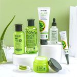 MKNZOME 6Pcs Aloe Vera Skincare Set, Skin Care Pamper Gifts for Women, Skin Care Sets & Kits Facial Kit with Face Cleanser, Face Serum and Face Moisturiser, Self Care Gift, Facial Skin Care Products