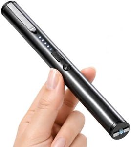 Black MagiUSA Tazer Stun Gun Pen, USB Rechargeable with LED Light