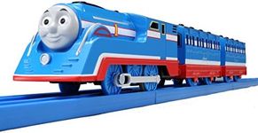 Takara Tomy Plarail Thomas TS-20 Streamlined Thomas Train Toy, Ages 3 and Up, Pass Toy Safety Standards, ST Mark Certified, PLARAIL TAKARA TOMY