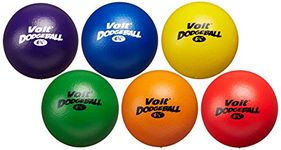 Voit Tuff Dodgeballs (Prism Pack), 6 1/4-Inch