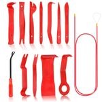 Sukudon 13 pcs Car Trim Removal Tool Auto Door Panel Removal Tools Strong Car Pry Tool Kit for Dash Center Console Audio Dash Audio Radio Installtion and Repair Audio Tool