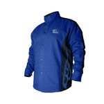 Revco mens Racing revco bsx fr welding jacket, Blue, Large US