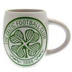 Celtic FC Tea Cup with Football Club Crest Green White Official Gift Box