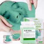 Jelly Mask Powder for Facials Skin Care, Natural Face Masks Keep skin hydrated, Jelly Gel Facial Mask powder Peel Off, Moisturizing, Brightening & Hydrating, 23 Fl OZ (Aloe Vera)