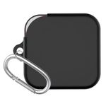 Xcreo Soft Silicone Case Cover with Keychain for CMF by Nothing Buds Pro 2 (Black)