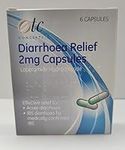 Diarrhoea Relief 2mg Capsules Loperamide Hydrochloride Capsules (5 Boxes x6 Capsules) OTC Concepts