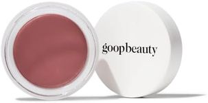 goop Beauty Cream Blush | Sheer Pop of Color for Lips & Cheeks | Vitamin C, Vitamin E, & Safflower Oil | Natural Makeup for Glowing Skin | Paraben & Silicone Free | 0.5 oz | Velveteen - Sheer Mauve