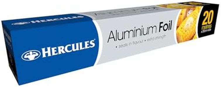 Hercules Extra Strong Aluminium Foil, 20 Metre Length x 30 cm Width